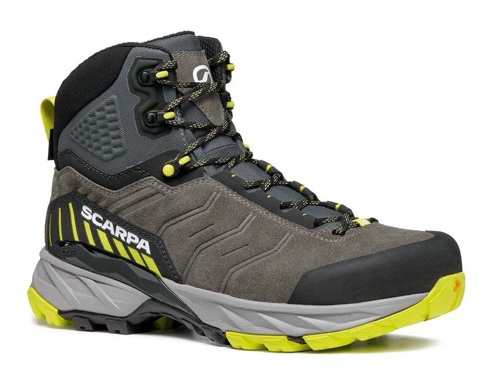Scarpa Rush Trek GTX Mens Hiking Boots - Titanium/Lime