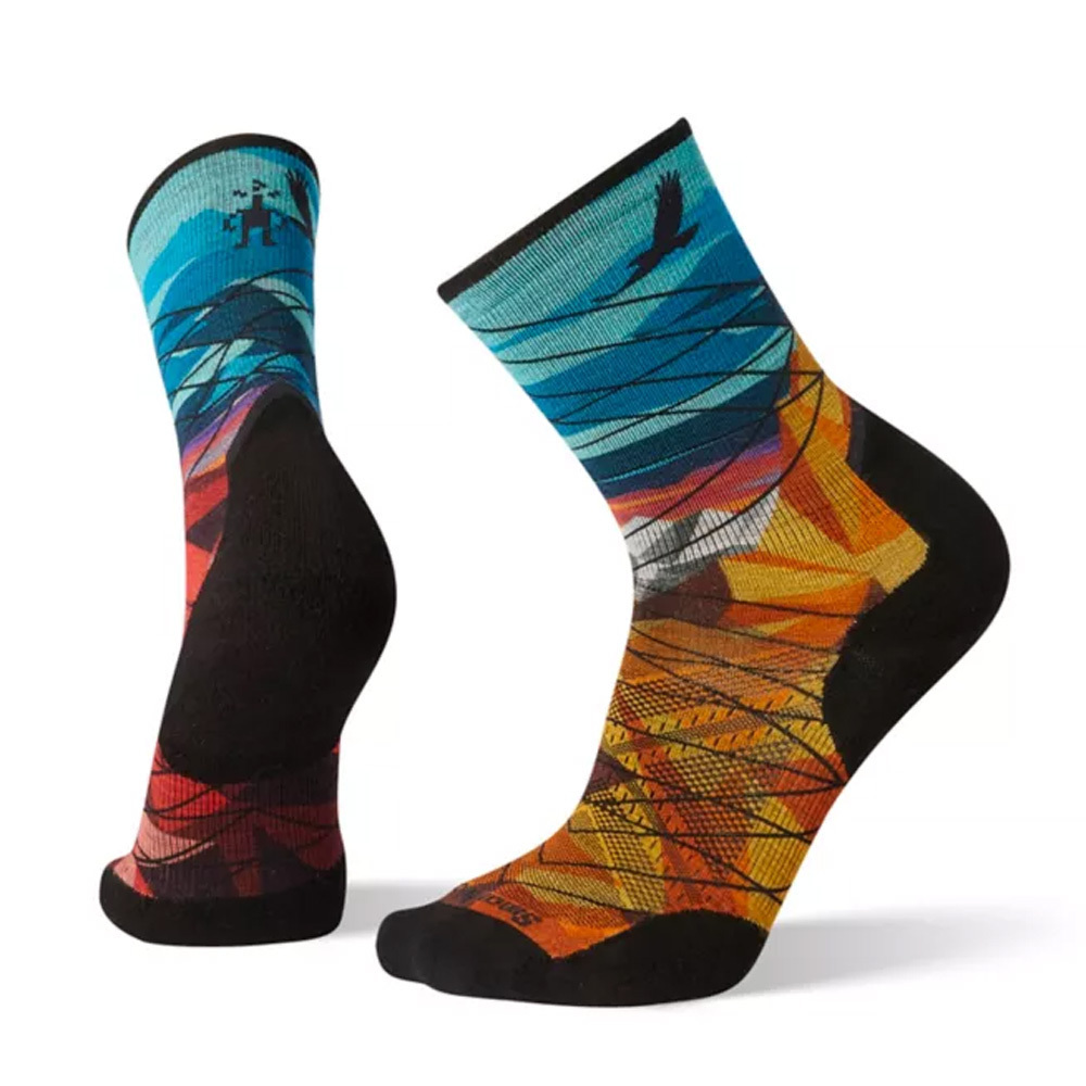 SMARTWOOL PHD PRO ENDURANCE PRINT MENS RUNNING SOCKS