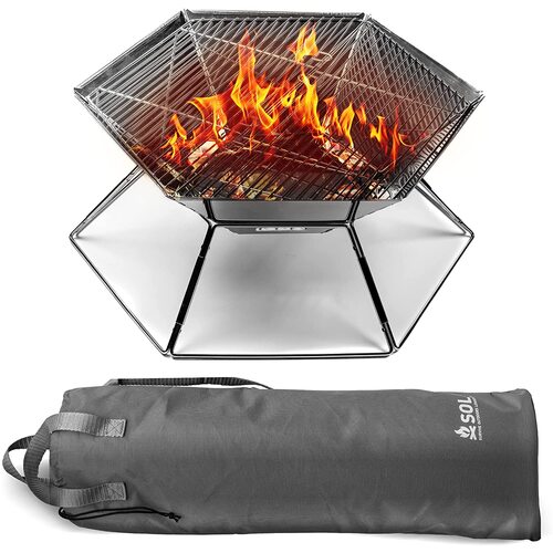 SOL Packable Fire Pit and Carry Bag