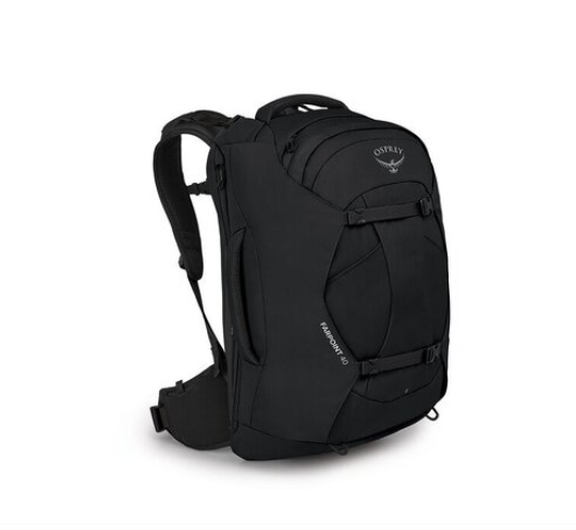 Osprey Farpoint 40L Mens Travel Backpack - Black