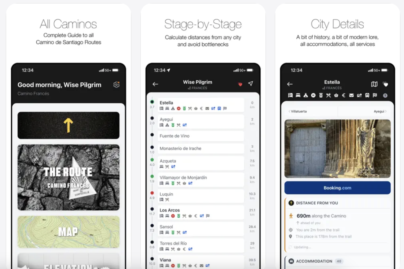 Wise Pilgrim App Screenshot