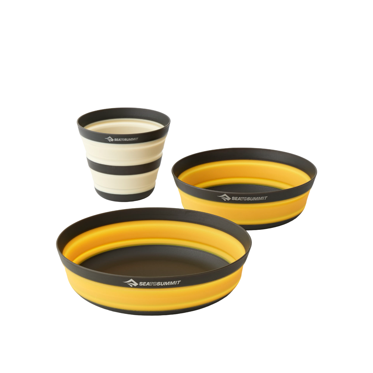 Sea to Summit Frontier 3 Piece Collapsible 1 Person Dinnerware Set