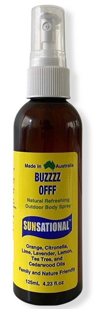 Sunsational BuzOff All Natural Insect Repellent Spray - 125mL