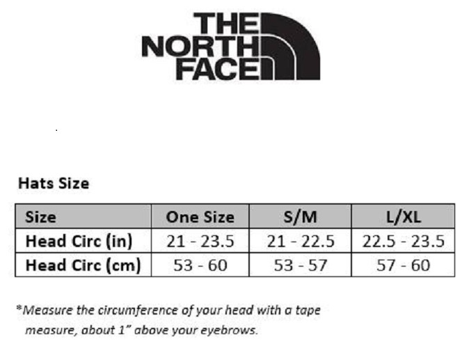 North Face Hat Size Chart