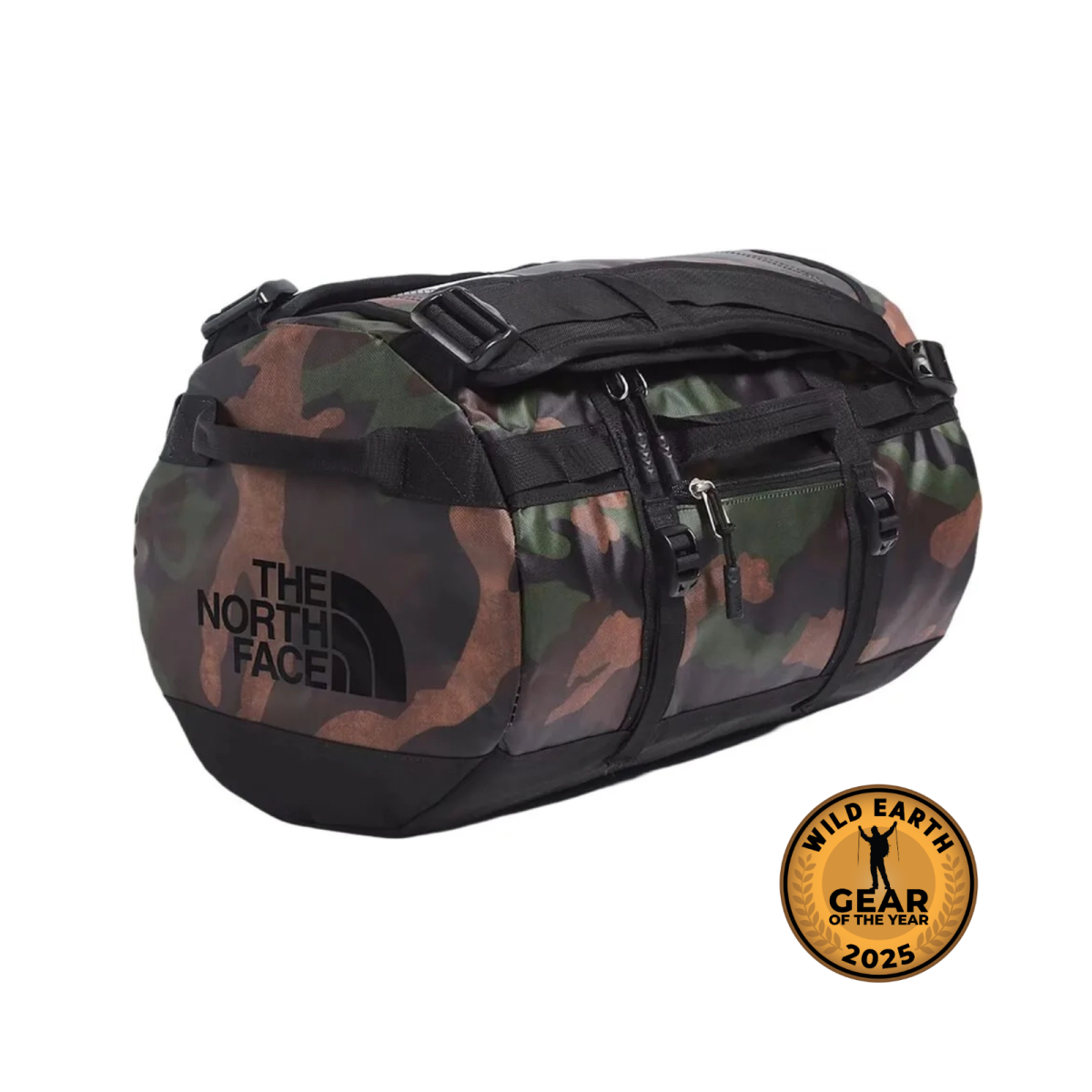 The North Face 50L Base Camp Duffel Bag - S - TNF Black Camo/TNF Black