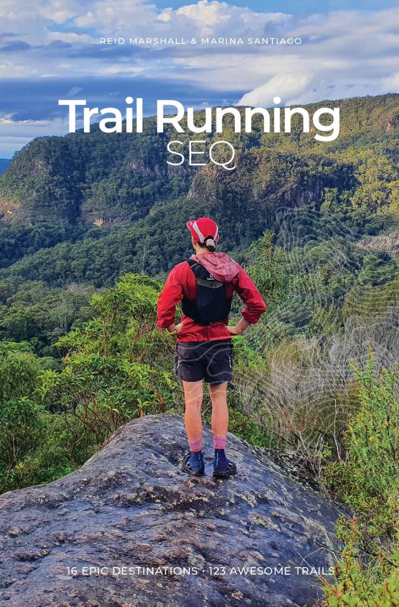 Trail Running South East Queensland Guidebook - Person standing at a look out in the mountains