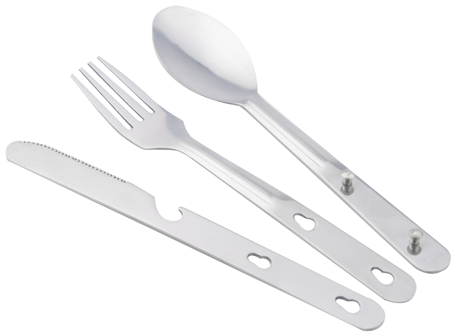 Traverse Stainless Steel Camping Cutlery Set