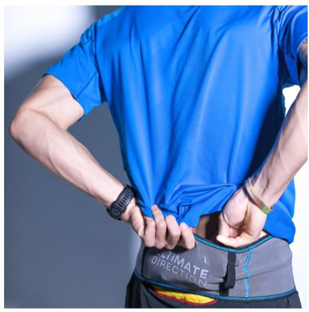 Man wearing Ultimate Direction Utility Running Belt