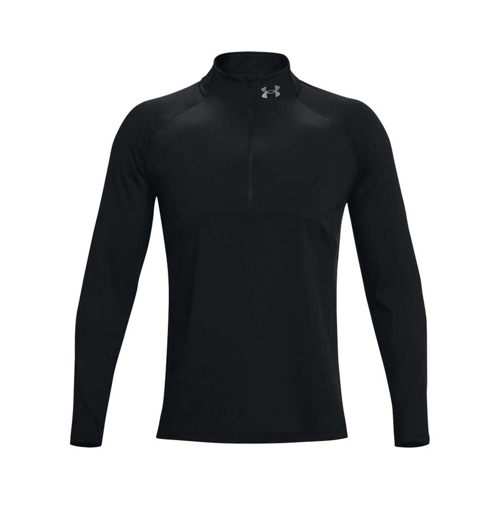 Under Armour Qualifier Run 2.0 1/2 Zip Mens Running Jacket - Black