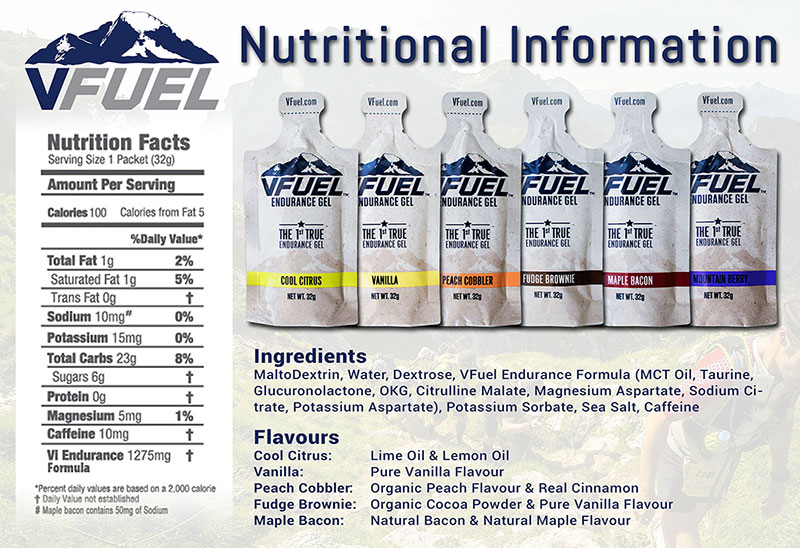 Vfuel Mixed Endurance Energy Gels (24 Pack)