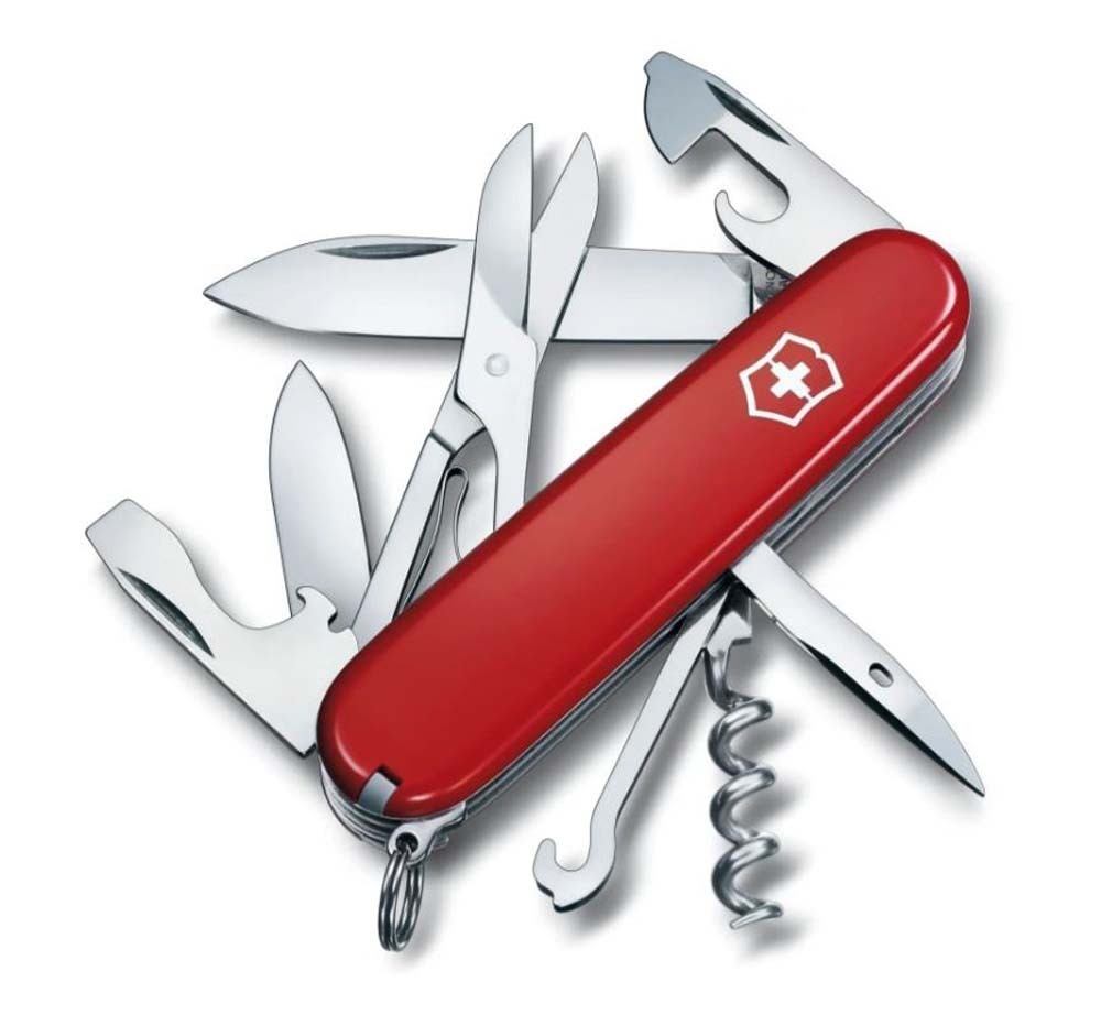 Victorinox Climber Swiss Army Knife  - Red/Silver