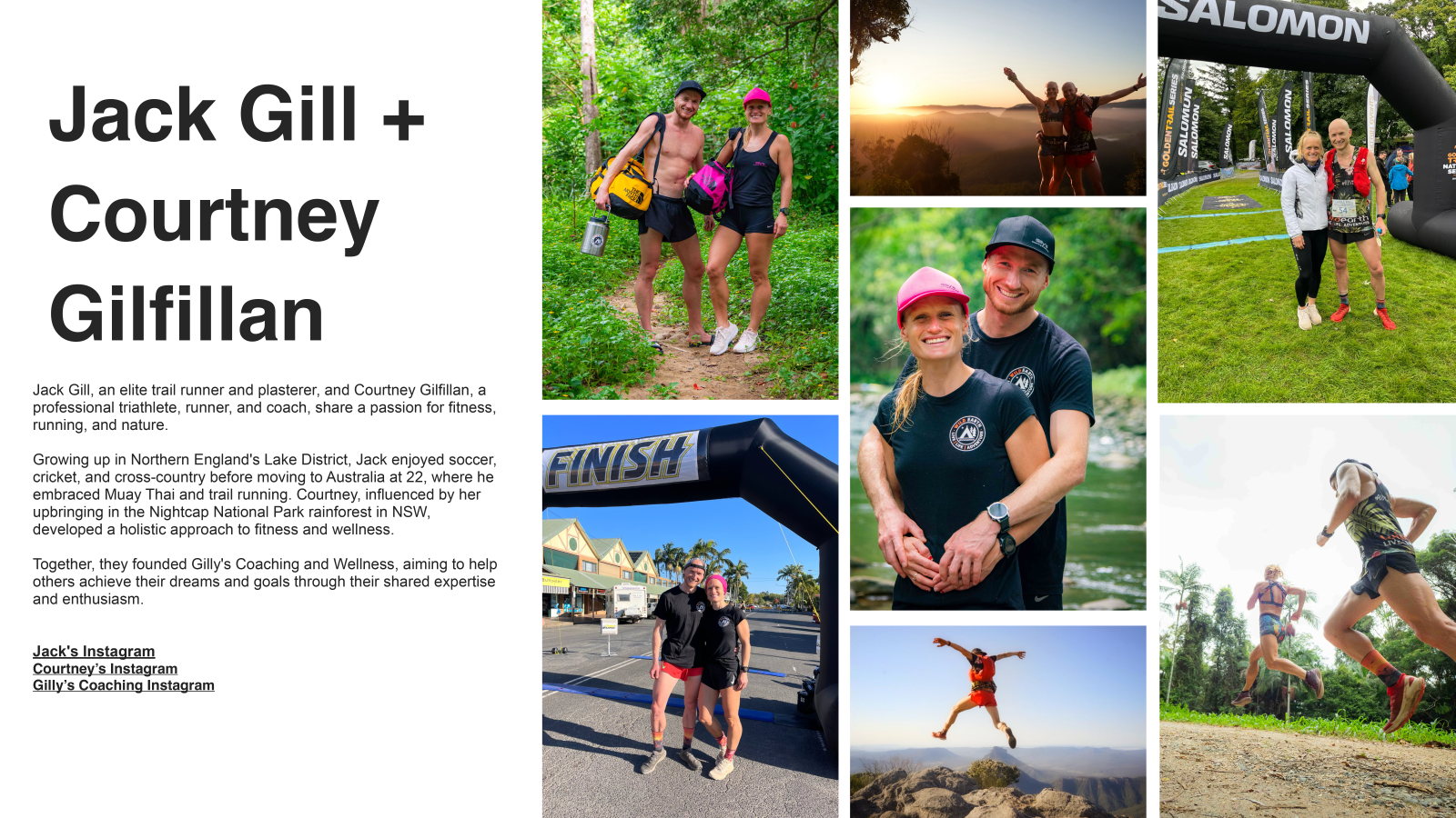 Jack Gill and Courtney Gilfillan