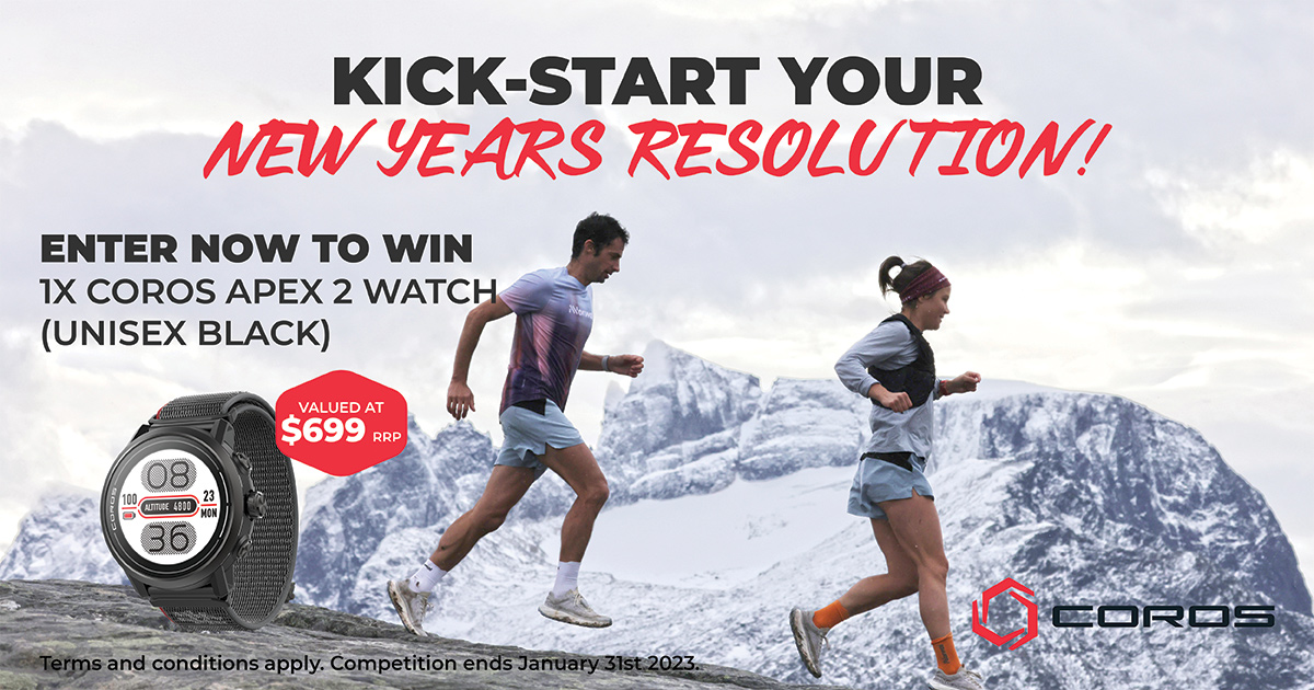Kick Start your 2023 New Years Resolution! Win a COROS Apex 2 Watch!