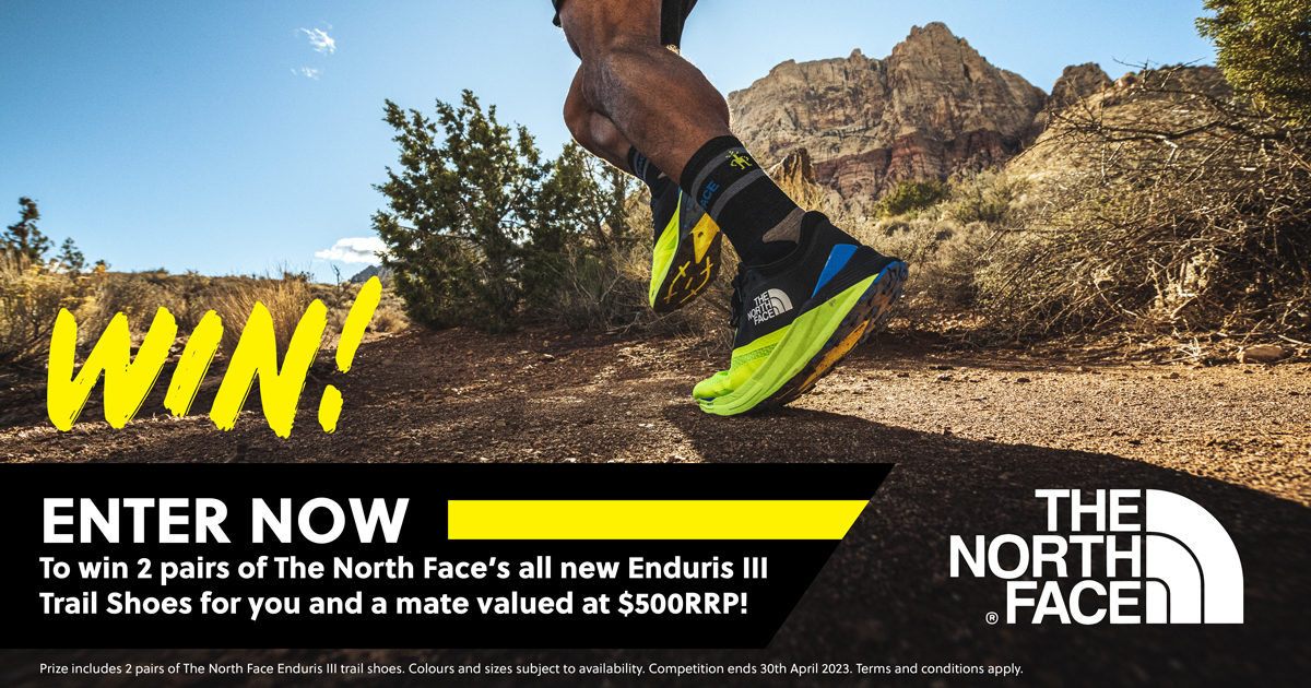 WIN 2 Pairs of The North Face Enduris III Trail Running Shoes!  