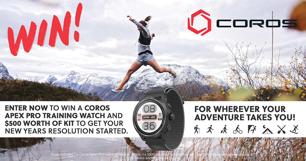 WIN a COROS Training Watch + Wild Earth Kit worth $1,300 RRP