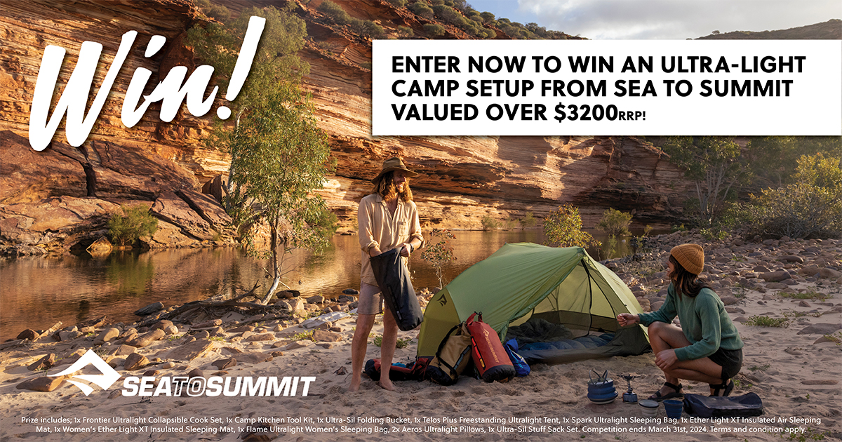 WIN an Ultralight Sea To Summit Set Up worth $3200 RRP