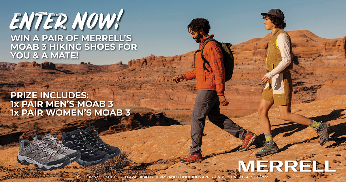 Merrell Moab 3 Prize Pack - Win a new pair of Merrell Moab 3's for you and a friend!