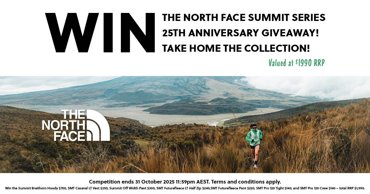 Win a The North Face Summit Series 25 Anniversary giveaway worth $1,990 RRP!