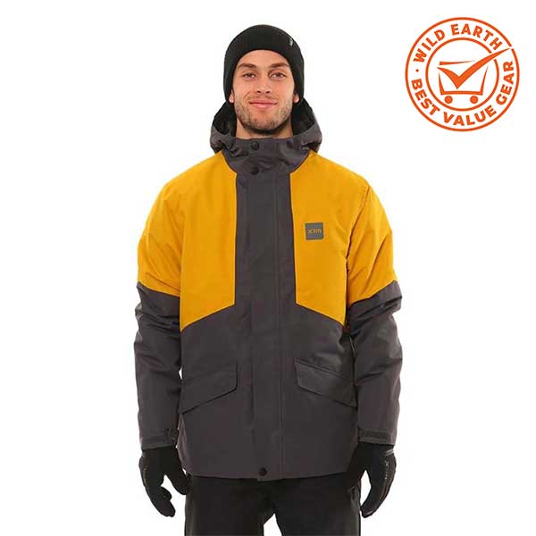 XTM Brooks Waterproof Mens Snow Jacket - Mustard