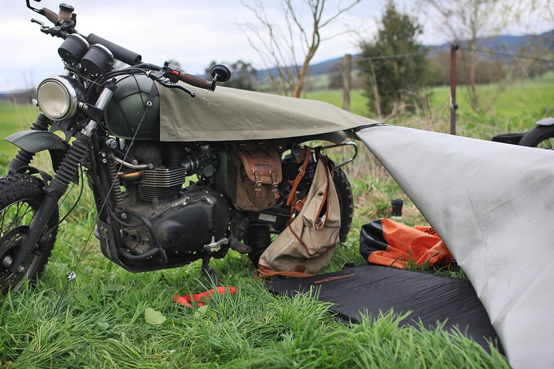 tent for motorbike