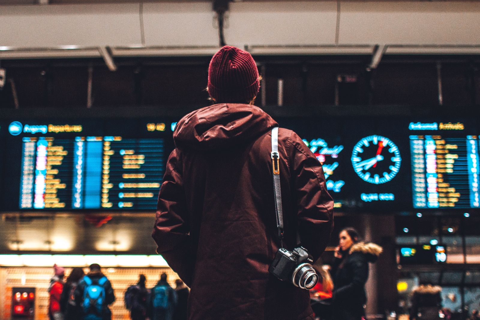 Eric Odiin - man waiting in airport