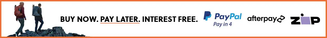Buy Now. Pay Later. Interest Free. PayPal Pay in 4, afterpay, ZIP