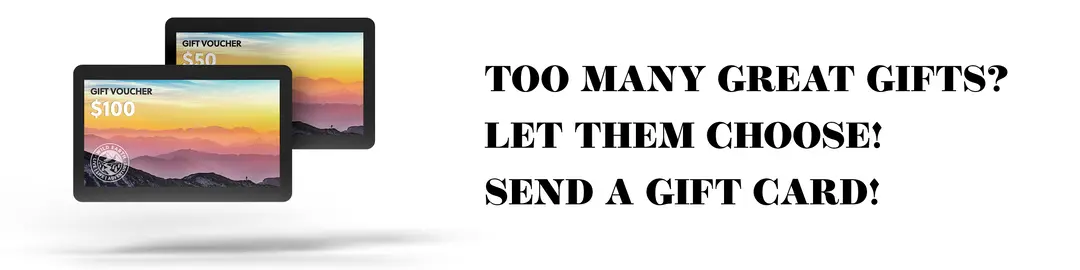 Too many great gifts? Let them choose! Send a gift card!