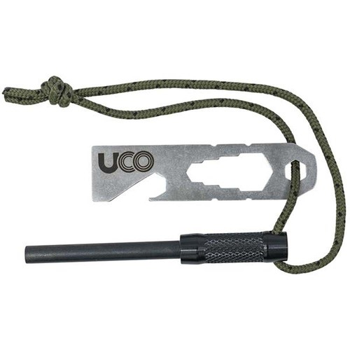 UCO SURVIVAL FIRE STRIKER - BLACK ANODIZE