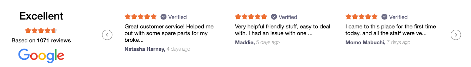 Google Reviews Screenshot Wild Earth