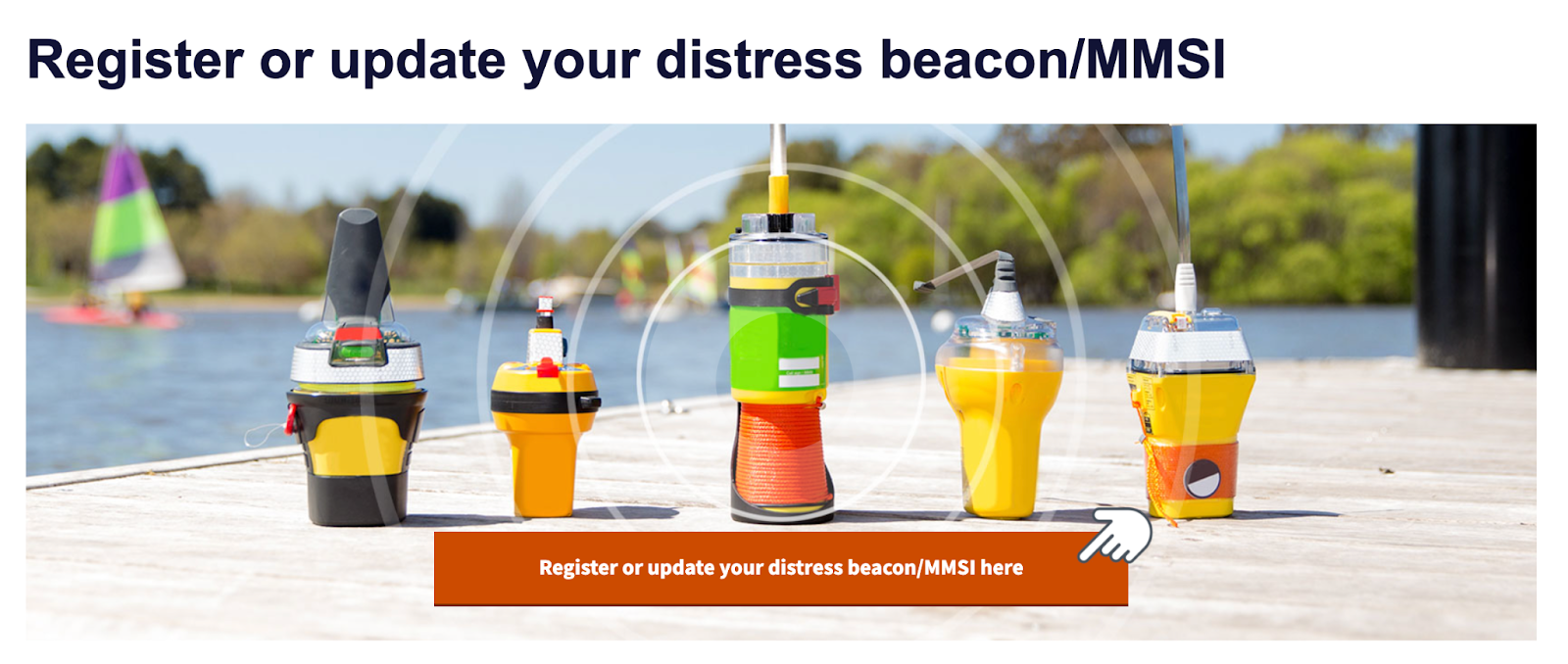 AMSA PLB registration steps Australia