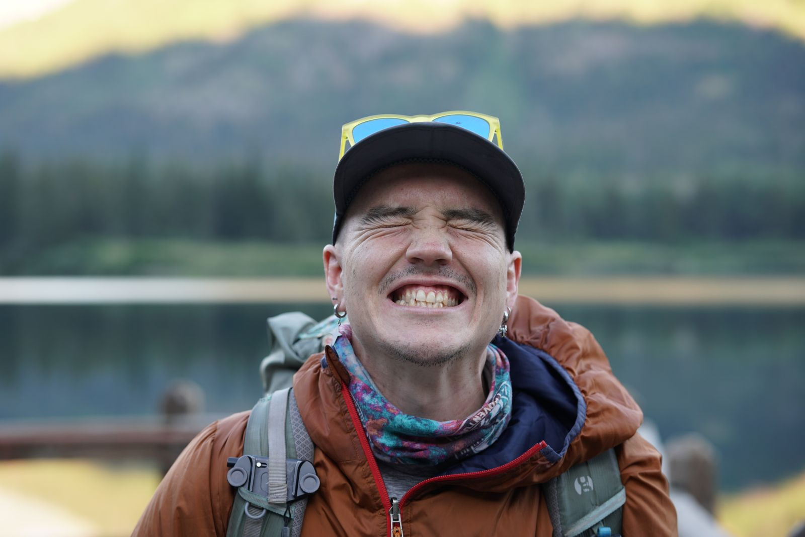 Reid Marshall on the trail
