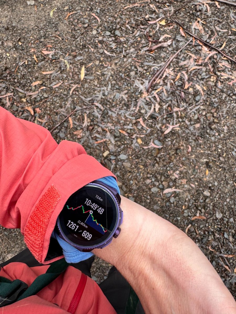 GPS Watch on the Trail