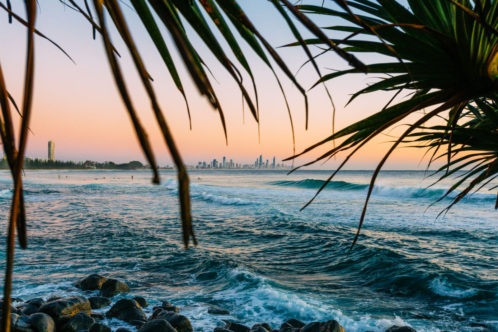 Image of Gold Coast skyline from Burleigh by Marc James