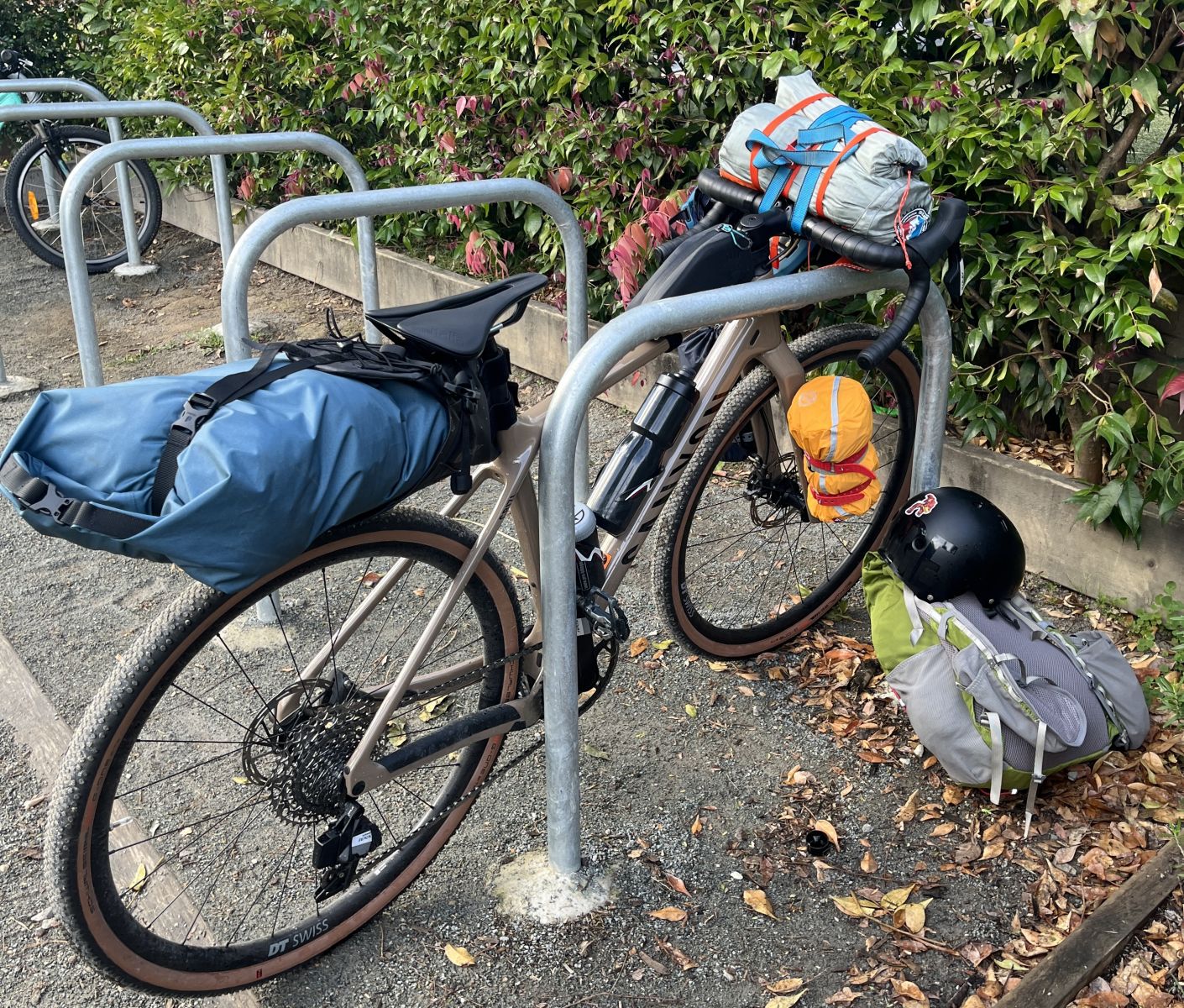 Adam's bikepacking set up 