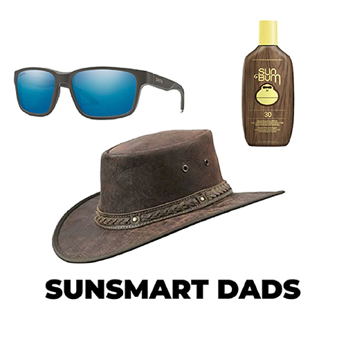 Sunglasses, sunscreen and sunhat 
