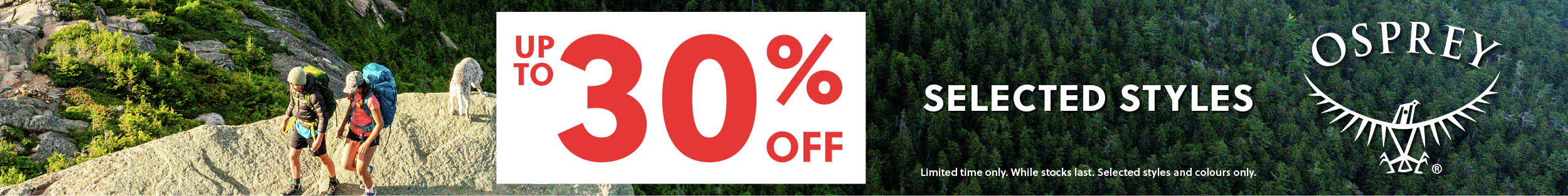 Osprey 30% off Apr 25 XL Cat