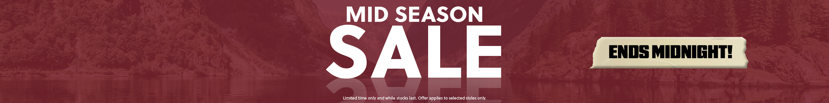 Stocktake Sale Ends Midnight 25 XL Cat