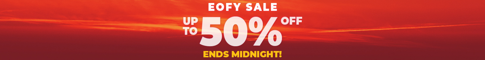EOFY Part 1 Sale 26 ENDS MIDNIGHT XL Cat
