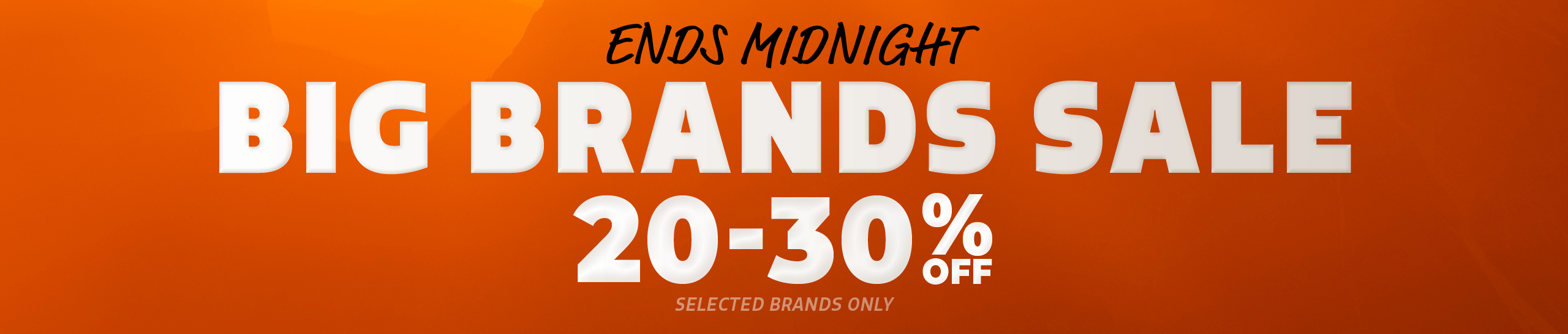 September Big Brands Sale ENDS MIDNIGHT 26 HS Bnr