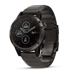 Garmin Fenix 5 Plus Sapphire GPS Watch - Carbon Gray