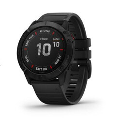 Garmin Fenix 6X Pro GPS Smart Watch - Black with Black Band