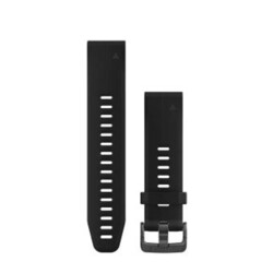 Garmin QuickFit 20 Watch Bands - Black Silicone