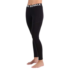 Mons Royale Olympus Womens Merino Base Layer Leggings - Black