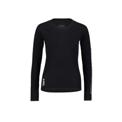 Mons Royale Bella Tech Womens Merino Long Sleeve Shirt - Black