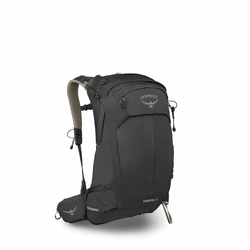 Osprey Stratos 24L Mens Hiking Daypack - Raven Black