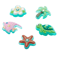 Crocs Sparkle Under the Sea Jibbitz Shoe Charms - 5 Pack