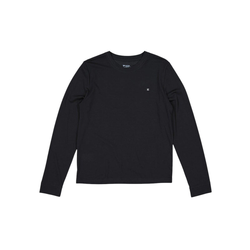 Mons Royale Icon Womens Merino Long Sleeve T-Shirt - Black