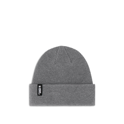 Mons Royale Chunky Logger Merino Beanie - Charcoal Marl