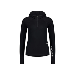 Mons Royale Bella Womens Merino Long Sleeve Hood - Black