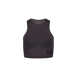 Mons Royale Solace Womens Merino Seamless Tank Top - Forged Iron